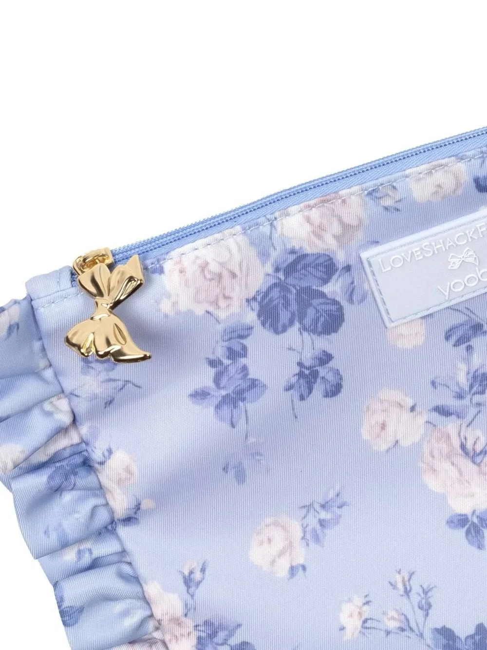 Love Shack Fancy x Target Yoobi Blooming Heirloom Flat Zip Pencil Case Ruffles
